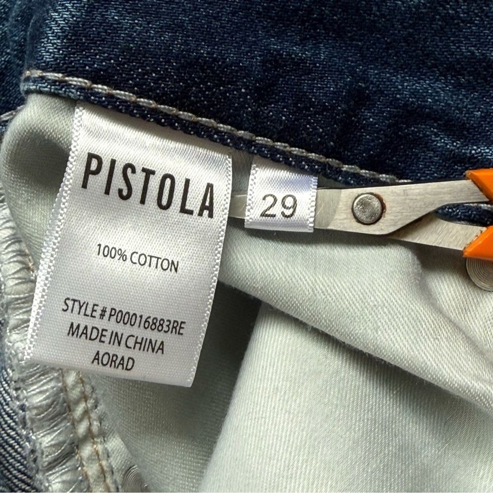 Pistola Denim‎ - Charlie Distressed Straight Ankle Jean | Women's 29 NWT - Picture 5 of 6